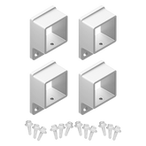 Aluminium 40 x 40 Picket Bracket 4 Pack